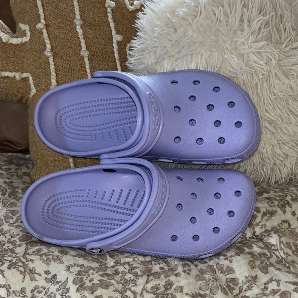 Lavender Crocs